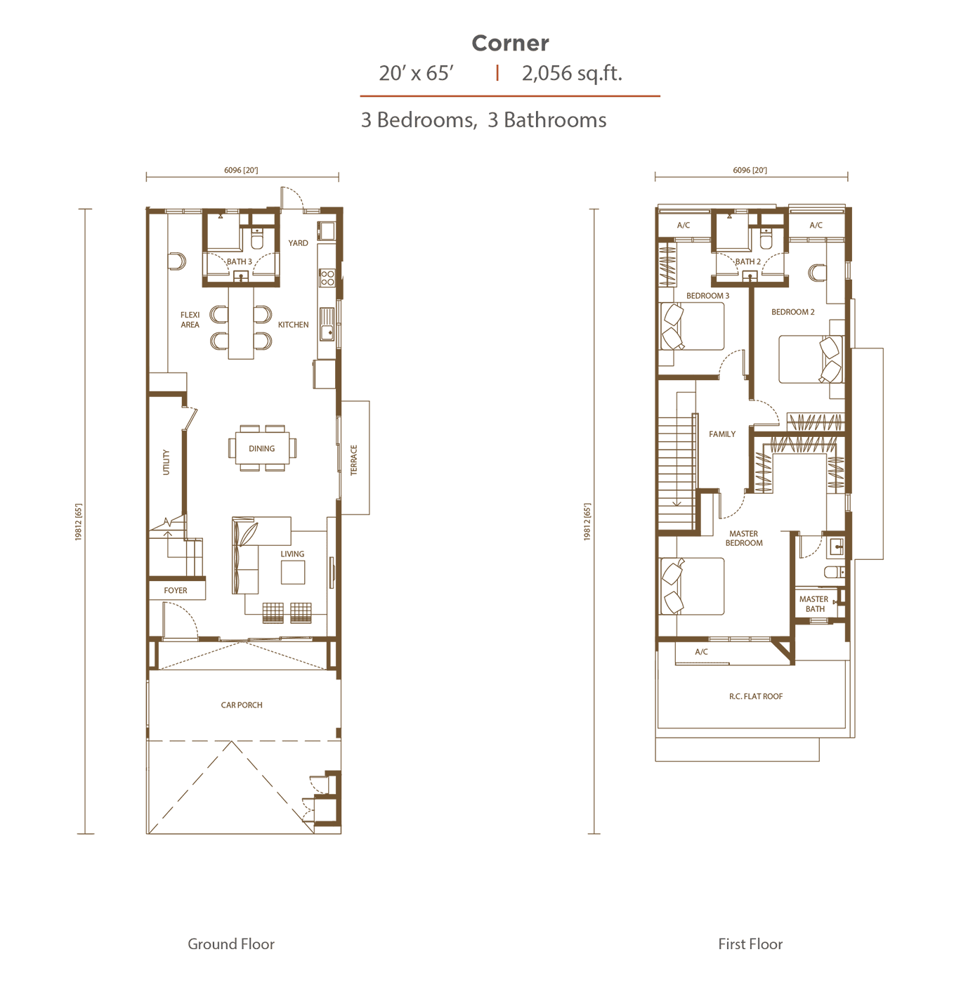 Levane Residence Type B floor plan in Twentify7, Kota Kemuning, Selangor