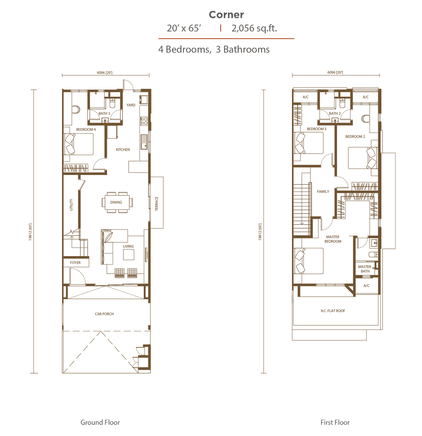 Levane Residence Type D floor plan in Twentify7, Kota Kemuning, Selangor
