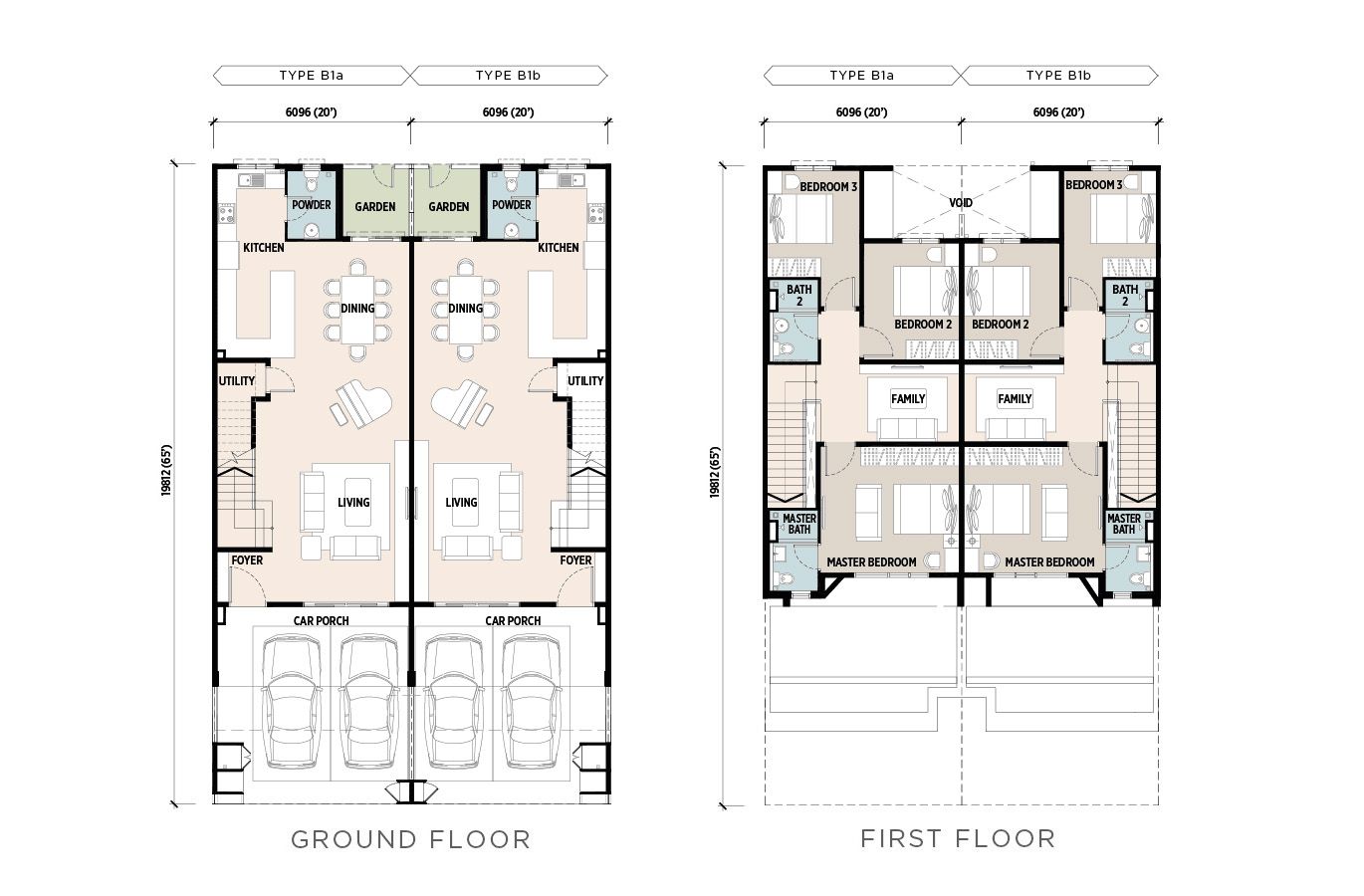 Mori Pines Type B floor plan in Gamuda Cove, Dengkil, Selangor